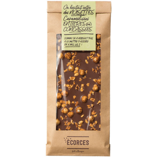 Ecorces noisettes chocolat au lait