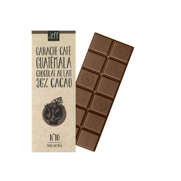 CHOCOLAT AU LAIT 36% GANACHE CAFÉ GUATÉMALA