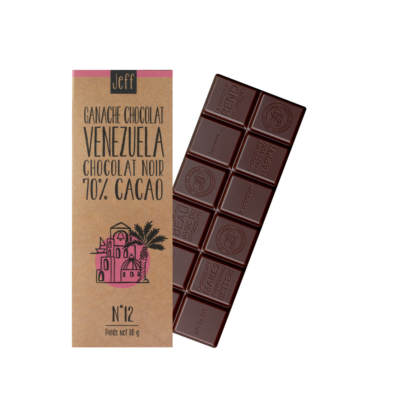 GANACHE DE CHOCOLAT NOIR 70% VENEZUELA