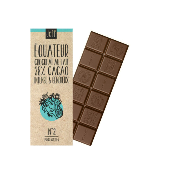 CHOCOLAT AU LAIT 38% ÉQUATEUR