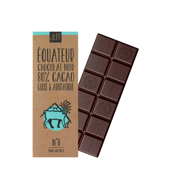 CHOCOLAT NOIR 80% ÉQUATEUR